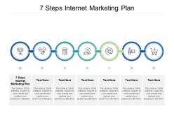 7 steps internet marketing plan ppt powerpoint presentation file diagrams cpb