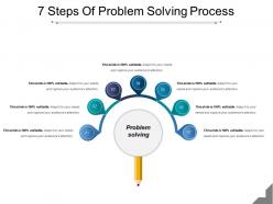 7 steps of problem solving process powerpoint slide deck