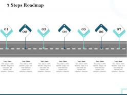 7 Steps Roadmap Audiences Attention Marketing Ppt Powerpoint Presentation Visuals