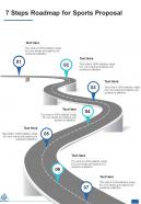 7 Steps Roadmap For Sports Proposal One Pager Sample Example Document