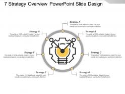7 Strategy Overview Powerpoint Slide Design