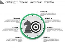 7 Strategy Overview Powerpoint Templates