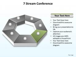7 stream conference powerpoint diagram templates graphics 712