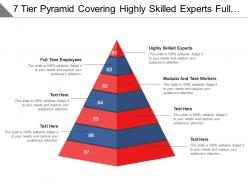 7 tier pyramid covering highly skilled experts full time employees and modular workers