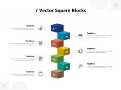 7 vector square blocks