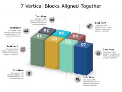 7 vertical blocks aligned together