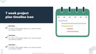 7 Week Project Plan Timeline Icon