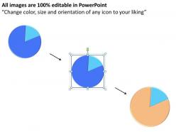 80 20 rule 15 percent input giving 85 percent output powerpoint diagram templates graphics