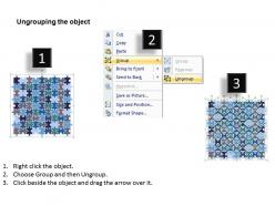 81 pieces 9x9 rectangular jigsaw puzzle matrix powerpoint templates 0812