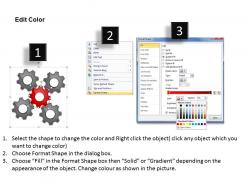 51739427 style variety 1 gears 5 piece powerpoint presentation diagram infographic slide