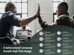 8 achievement company growth high five image