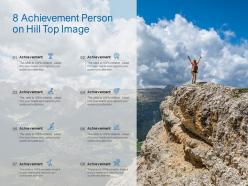 8 achievement person on hill top image