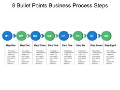 8 bullet points business process steps
