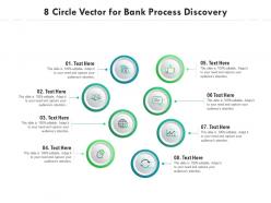 8 Circle Vector For Bank Process Discovery Infographic Template