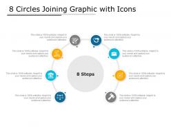 8 circles joining graphic with icons