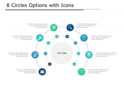 8 circles options with icons