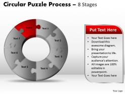 8 components circular puzzle process 11