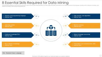 8 Essential Skills Required For Data Mining