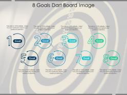 8 goals dart board image