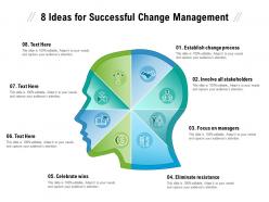 8 ideas for successful change management