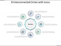 8 interconnected circles with icons