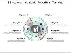 8 investment highlights powerpoint template