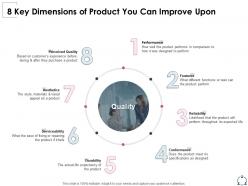 8 key dimensions of product you can improve upon serviceability ppt portfolio