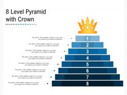 8 level pyramid with crown
