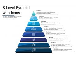 8 level pyramid with icons