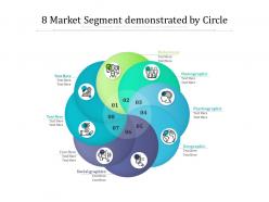 8 market segment demonstrated by circle