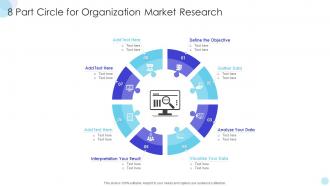 8 Part Circle For Organization Market Research