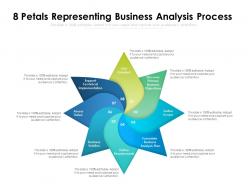 8 petals representing business analysis process