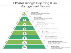 8 Phases Triangle Depicting It Risk Management Process