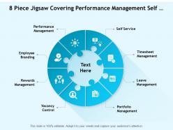 8 piece jigsaw covering performance management self service vacancy control