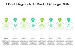 8 point infographic for product manager skills template