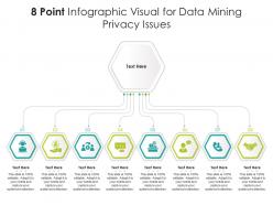 8 point infographic visual for data mining privacy issues template