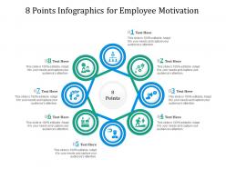 8 points for employee motivation infographic template