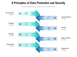 8 Principles Of Data Protection And Security