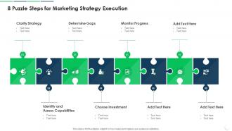 8 Puzzle Steps For Marketing Strategy Execution