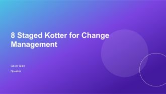 8 Staged Kotter For Change Management PPT Sample AT 8 Staged Kotter For Change Management PPT Sample AT