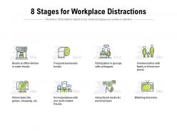 8 Stages For Workplace Distractions