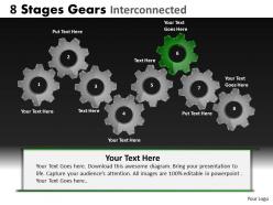 3930494 style variety 1 gears 8 piece powerpoint presentation diagram infographic slide