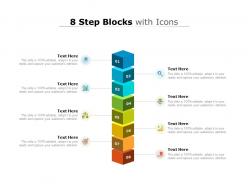 8 step blocks with icons