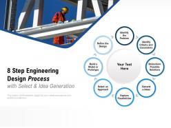 8 step engineering design process with select and idea generation