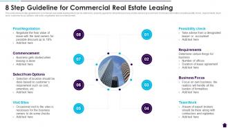 8 Step Guideline For Commercial Real Estate Leasing