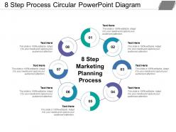 8 step process circular powerpoint diagram