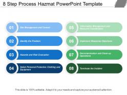 8 step process hazmat powerpoint template