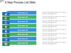8 step process list slide