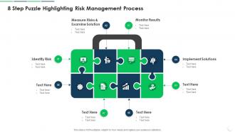 8 Step Puzzle Highlighting Risk Management Process