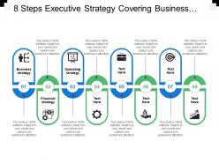8 steps executive strategy covering business financial and operational strategy